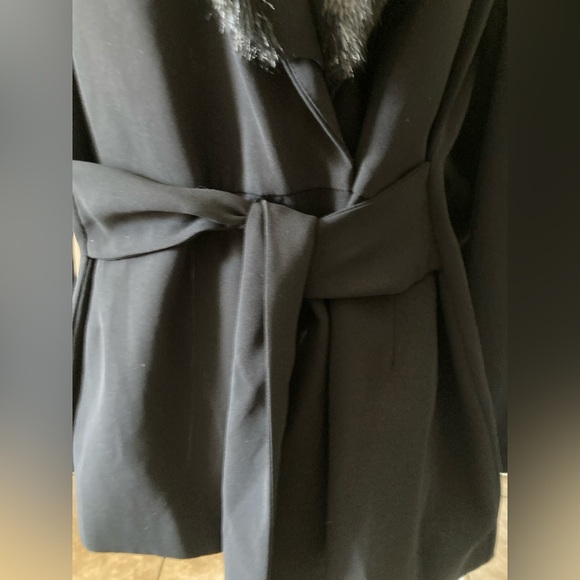 KS Womens Collection Plus Sz 18 Blazer With Faux Fur - Picture 3 of 9